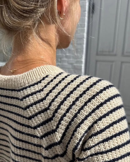 Friday Tee | Rayures ravissantes en Sunday de Sandnes Garn