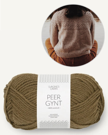 The Petite Knitter Geologica Sweater mit Peer Gynt von Sandnes Garn 15