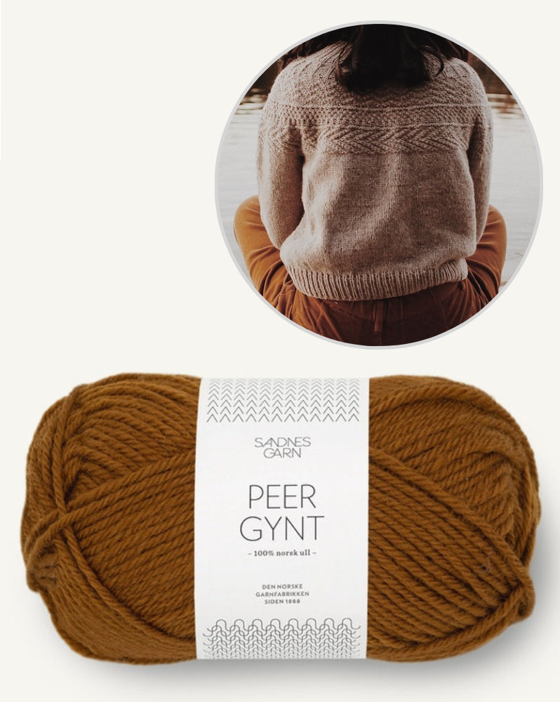The Petite Knitter Geologica Sweater mit Peer Gynt von Sandnes Garn 16