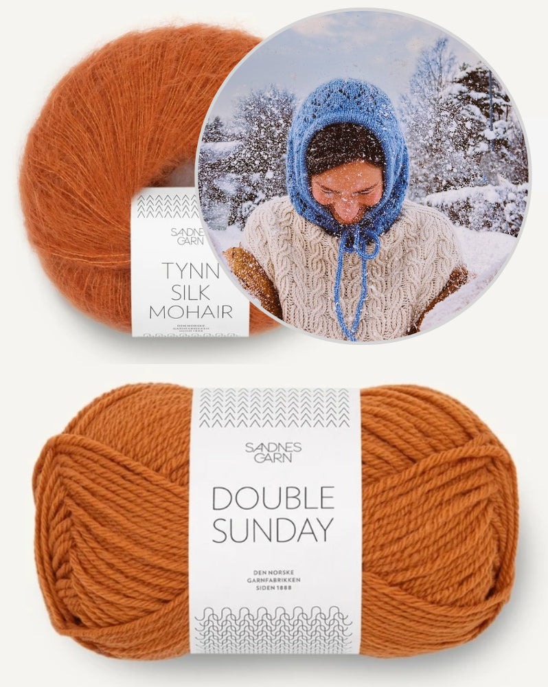 Grandmacore Hood von Kutovakika mit Double Sunday und Tynn Silk Mohair 14