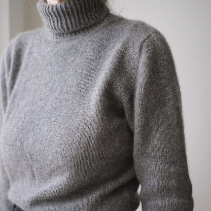Delphine Sweater | col roulé ultra doux en cachemire classique de Cardiff