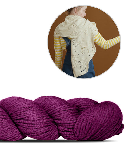 Faites fleurir votre jardin | Fleurs en Big Merino Hug de Rosy Green Wool