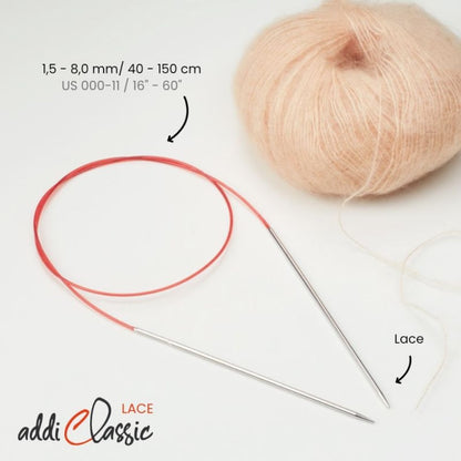 Premium Lace Circular Needles | 40 to 120 cm length very fine starting from 1.5 mm