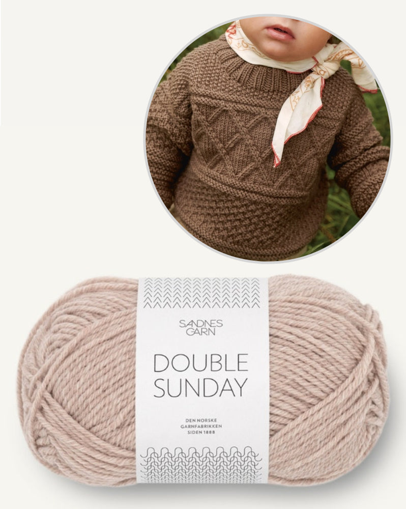 Guernsey Sweater Baby aus der Sandnes Kollektion 2413 mit Double Sunday von Sandnes Garn 6