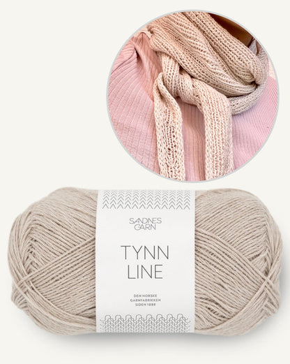 Mini-serviette Perfect Summer | douce et rafraîchissante en Tynn Line de Sandnes Garn