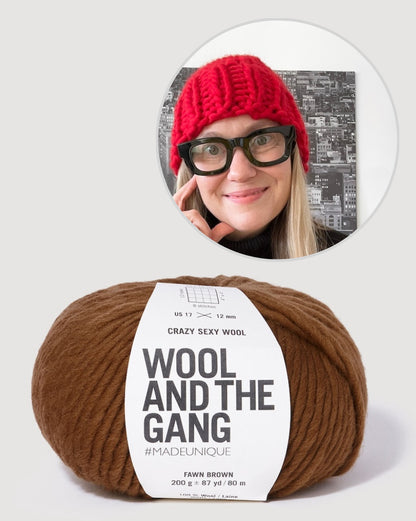 Bonnet en une demi-heure | Bonnet basique avec tutoriel gratuit en Crazy Sexy Wool