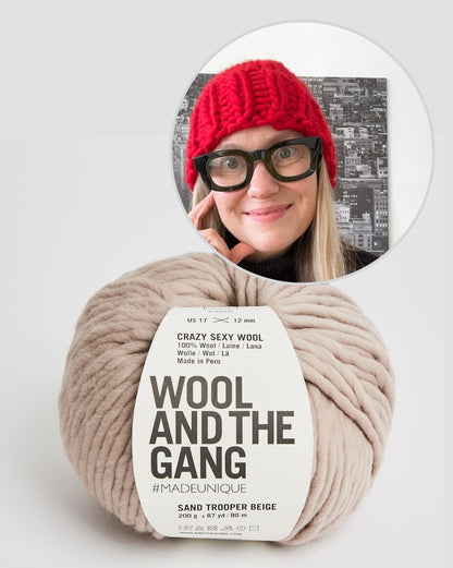Bonnet en une demi-heure | Bonnet basique avec tutoriel gratuit en Crazy Sexy Wool