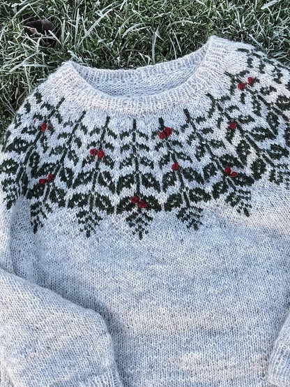Holly Sweater | most beautiful winter sweater made from Lettlopi by Lopi Island