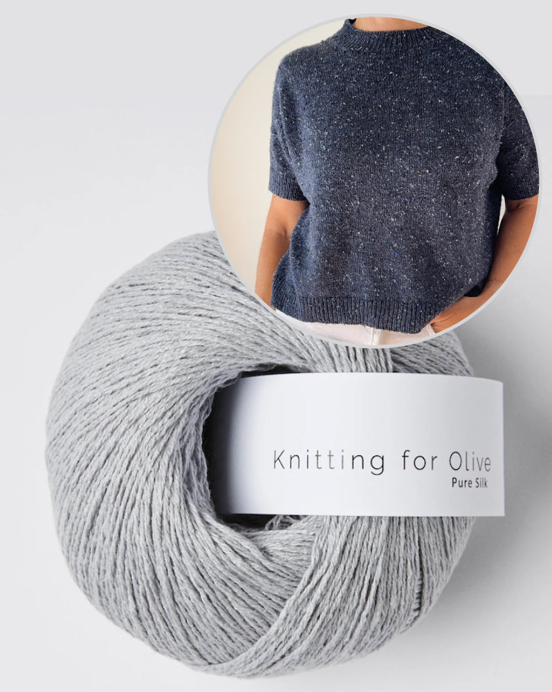 Hanuma Shirt | avslappnad bas-t-shirt i ren silke från Knitting for Olive