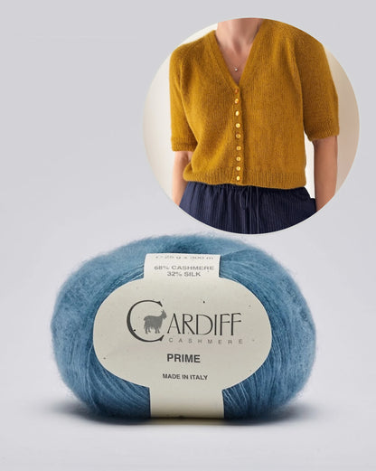 Aris Blouse | Cachemire et soie avec Prime de Cardiff Cashmere