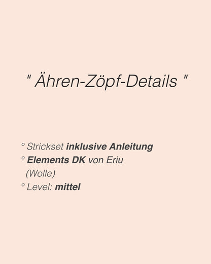 Sweter Harvest | delikatne warkocze z Elements DK od Eriu