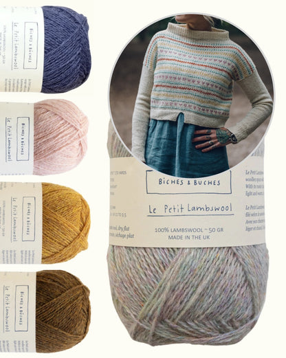 Heartstring Sweater | zarte Herzen aus Le Petit Lambswool von Biches & Bûches