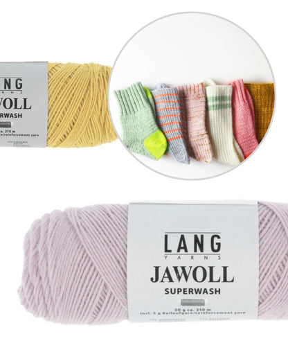 Hello Sailor Socks von Summer Lee mit Jawoll von Lang Yarns 20