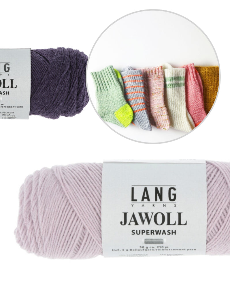 Hello Sailor Socks von Summer Lee mit Jawoll von Lang Yarns 15