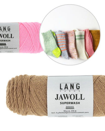Hello Sailor Socks von Summer Lee mit Jawoll von Lang Yarns 24