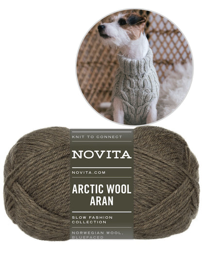 Hiljainen ilta Hundepullover | warm und robust aus Arctic Wool von Novita