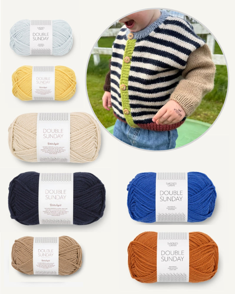 Holger Cardigan Kids mit Double Sunday von Sandnes Garn 9