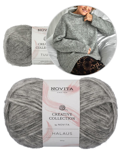 Ingrid Pullover | einfach und bequem aus Halaus und Tuuli von Novita