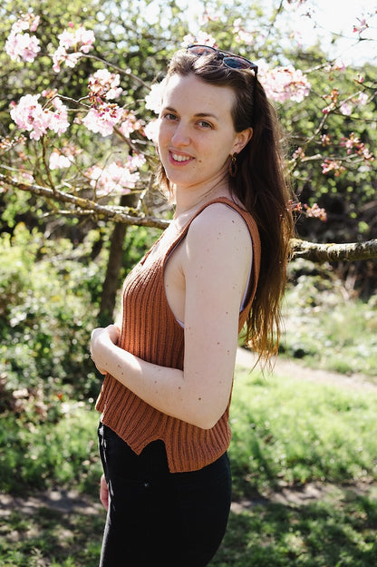 Caraco Bedruthan | inspiré de la côte rocheuse de Pure Silk by Knitting for Olive