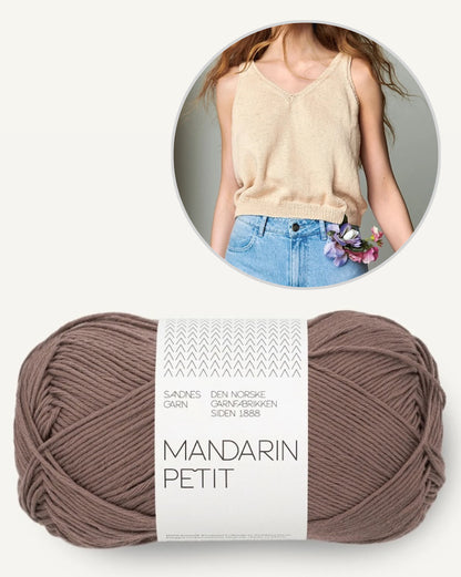 Iris Top | lässig bequem aus Mandarin Petit von Sandnes Garn