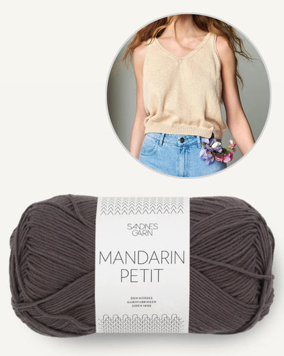 Iris Top | lässig bequem aus Mandarin Petit von Sandnes Garn