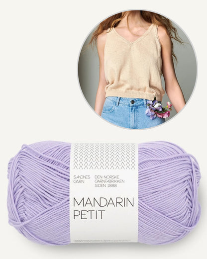 Iris Top | lässig bequem aus Mandarin Petit von Sandnes Garn