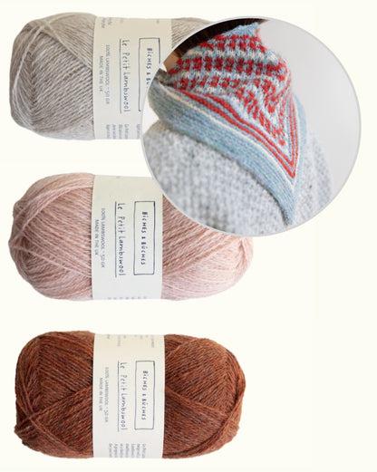 Châle Isla | ravissant châle en Le Petit Lambswool de Biches & Bûches