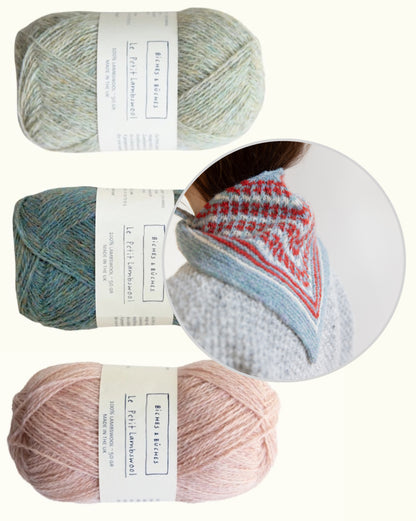 Châle Isla | ravissant châle en Le Petit Lambswool de Biches & Bûches