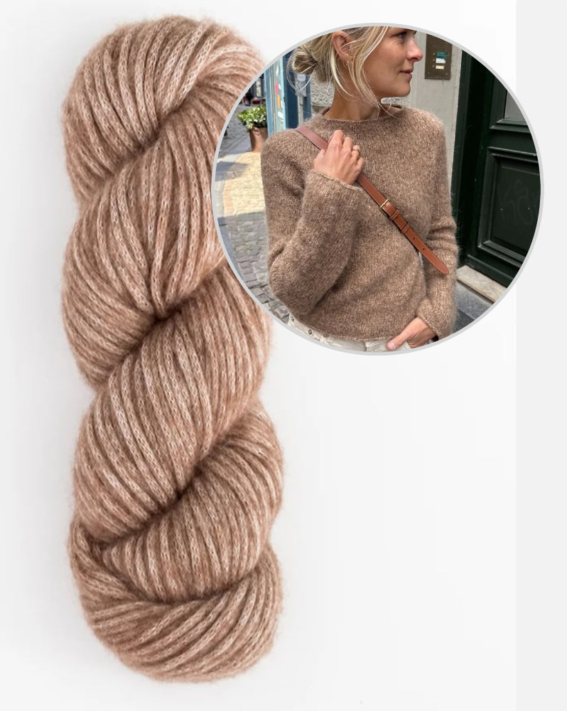 Ivy Sweater - Luft | fin pullover, ekstremt blød, fremstillet af Luft fra Woolfolk