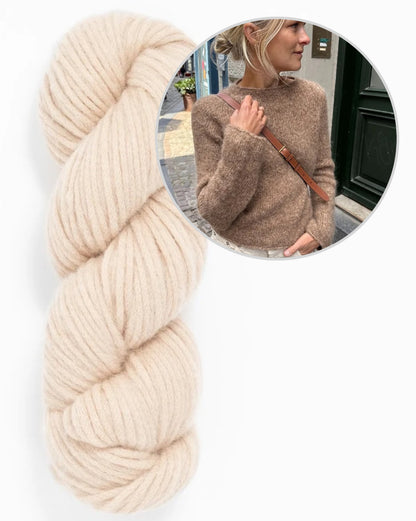 Ivy Sweater - Luft | fin pullover, ekstremt blød, fremstillet af Luft fra Woolfolk