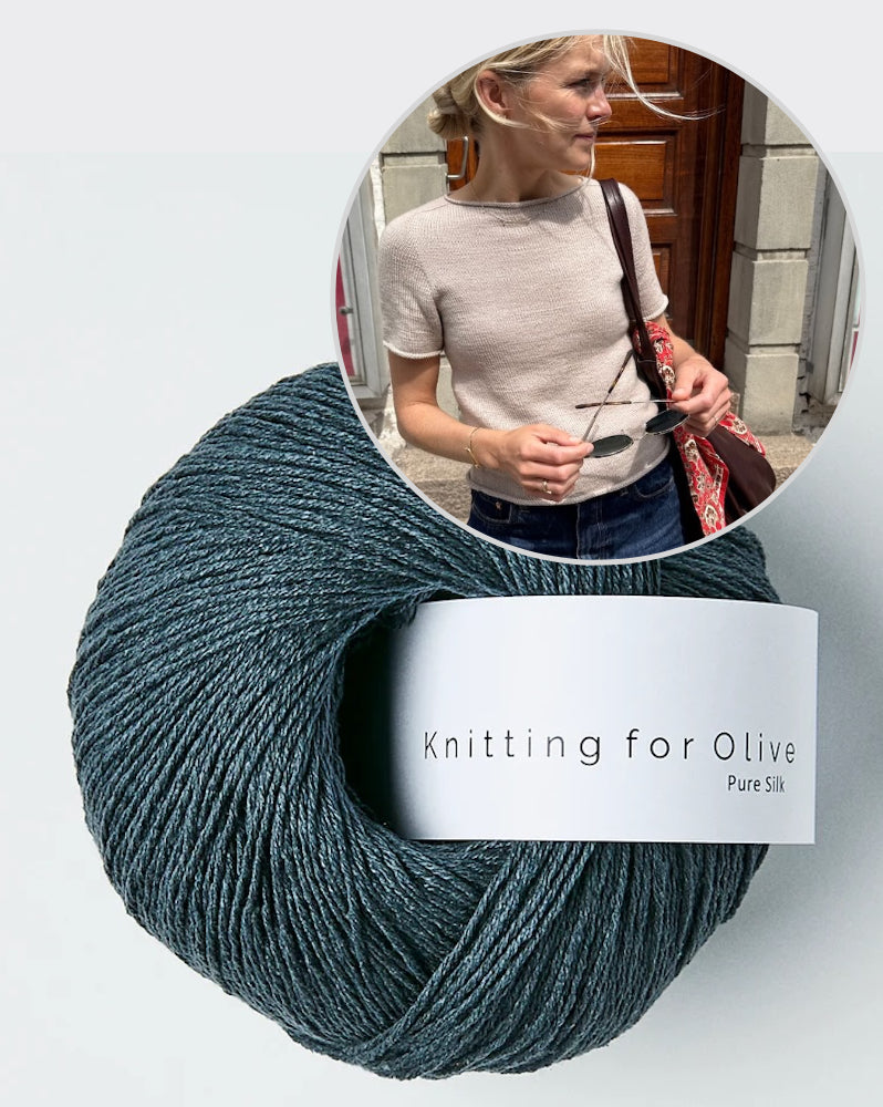 Ivy Tee von PetiteKnit mit Pure Silk von Knitting for Olive 13