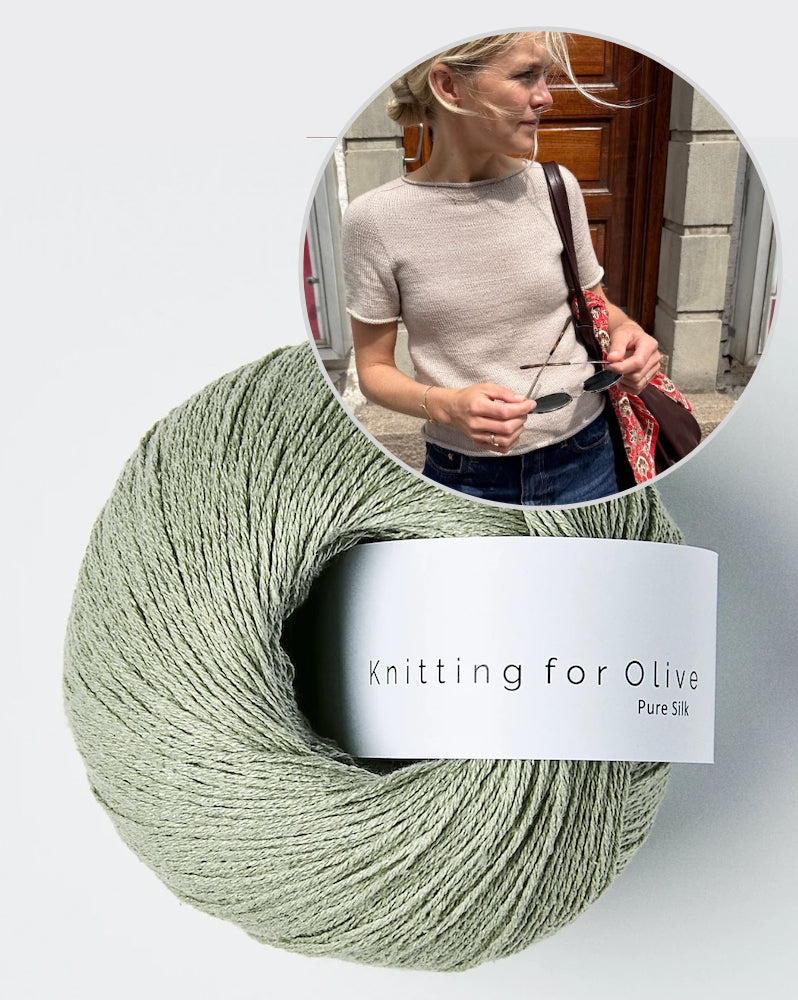 Ivy Tee von PetiteKnit mit Pure Silk von Knitting for Olive 14