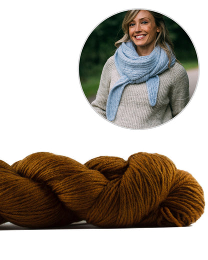 Châle Jaunty | simple et magnifique, en Cheeky Merino Joy de Rosy Green Wool