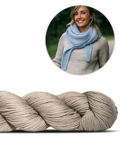 Châle Jaunty | simple et magnifique, en Cheeky Merino Joy de Rosy Green Wool