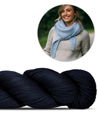 Châle Jaunty | simple et magnifique, en Cheeky Merino Joy de Rosy Green Wool