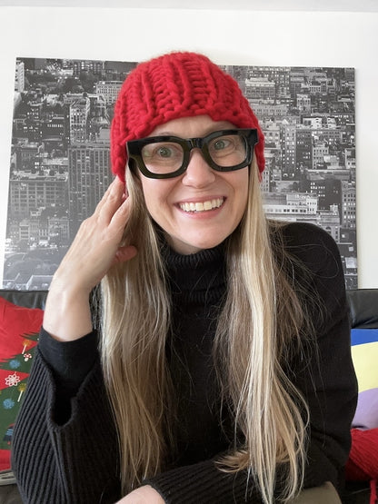 Bonnet en une demi-heure | Bonnet basique avec tutoriel gratuit en Crazy Sexy Wool