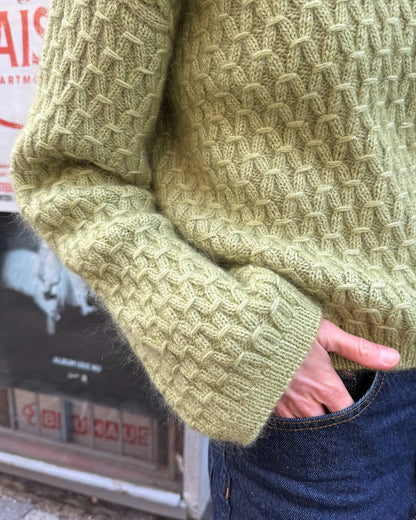 Jenny Blouse | Motif smock moelleux en Sunday et Primo Tynn Silk Mohair de Sandnes Garn
