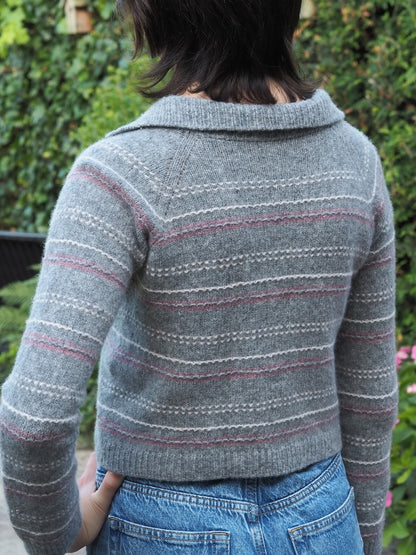 Morse Polo | delikatne prążki strukturalne z Le Petit Lambswool od Biches & Bûches