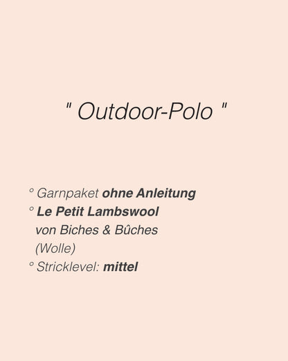Morse Polo | delikatne prążki strukturalne z Le Petit Lambswool od Biches & Bûches