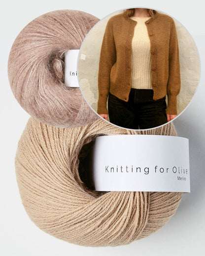 Johanne Cardigan | elegant und Basic aus Merino und Soft Silk Mohair