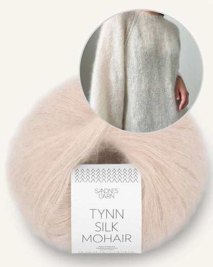 Joo Sweater light von Novemberknits mit Tynn Silk Mohair von Sandnes Garn 9