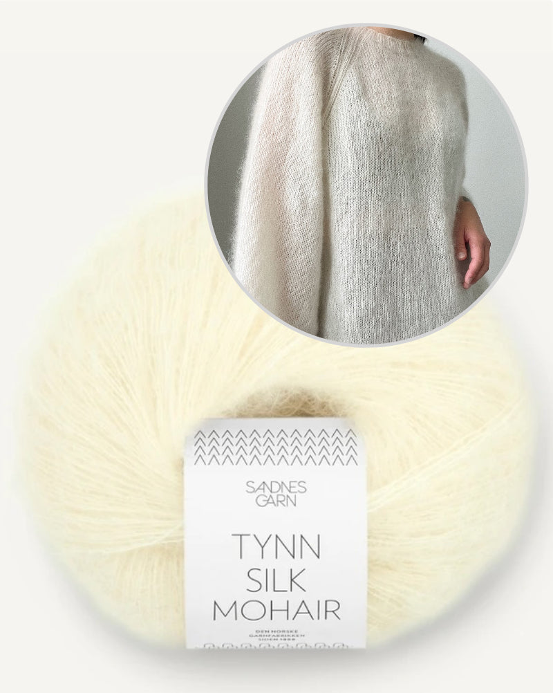 Joo Sweater light von Novemberknits mit Tynn Silk Mohair von Sandnes Garn 13