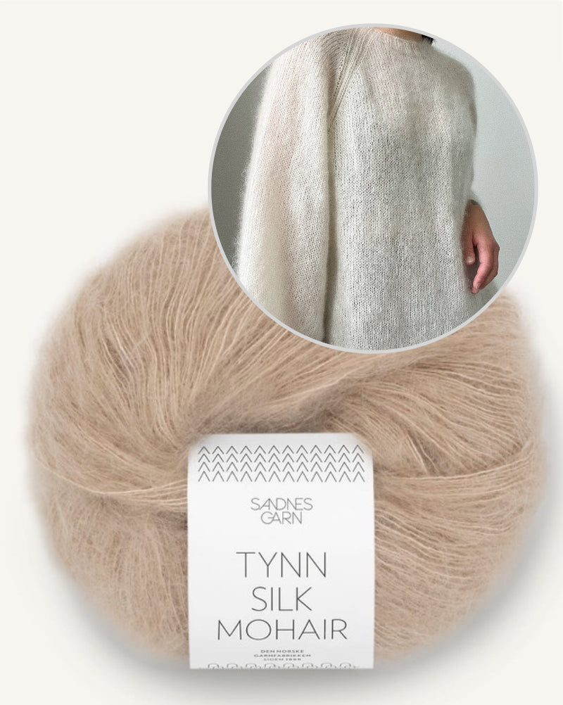 Joo Sweater light von Novemberknits mit Tynn Silk Mohair von Sandnes Garn 15