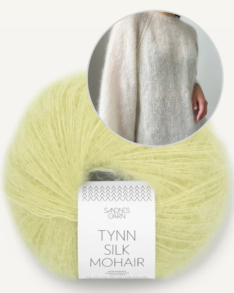 Joo Sweater light von Novemberknits mit Tynn Silk Mohair von Sandnes Garn 16