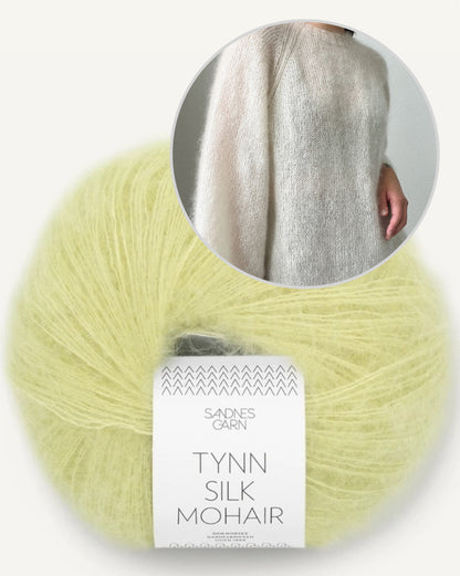 Joo Sweater light von Novemberknits mit Tynn Silk Mohair von Sandnes Garn 16