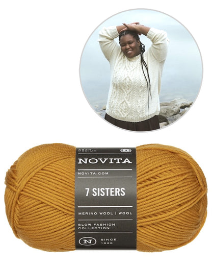 Juurilla Zopfmusterpullover | klassisch schön aus 7 Brothers von Novita