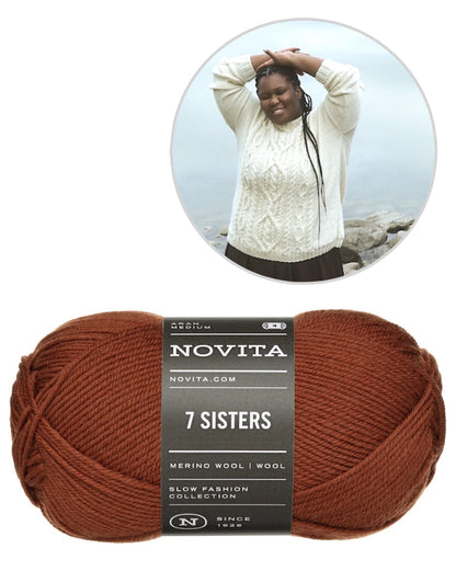 Juurilla Zopfmusterpullover | klassisch schön aus 7 Brothers von Novita