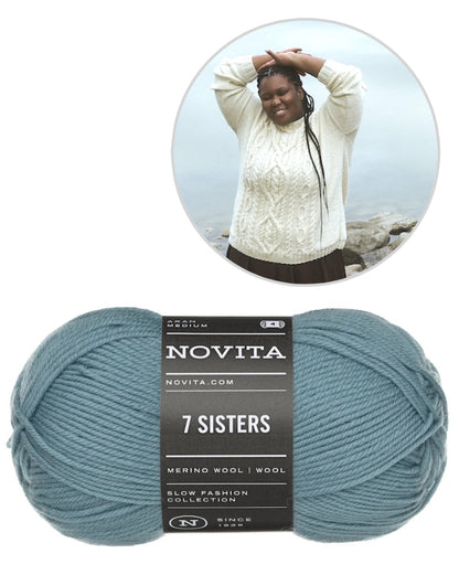 Juurilla Zopfmusterpullover | klassisch schön aus 7 Brothers von Novita