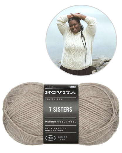 Juurilla Zopfmusterpullover | klassisch schön aus 7 Brothers von Novita