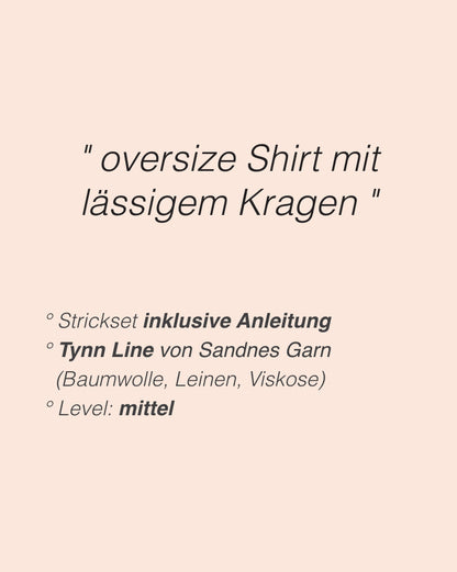 Chamomile Tea | casual oversized made from Tynn Line by Sandnes Garn